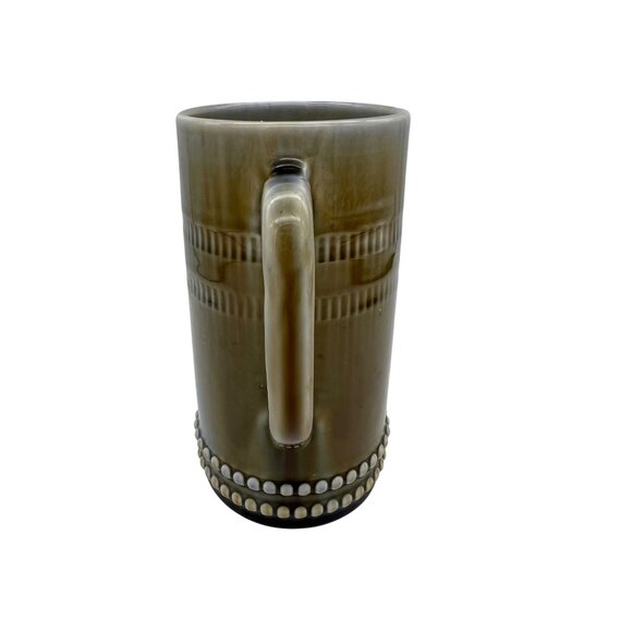 Vintage Wade Irish Porcelain Co Armagh 6.5" Tankard Mug Green Glaze Ireland - Picture 4 of 7